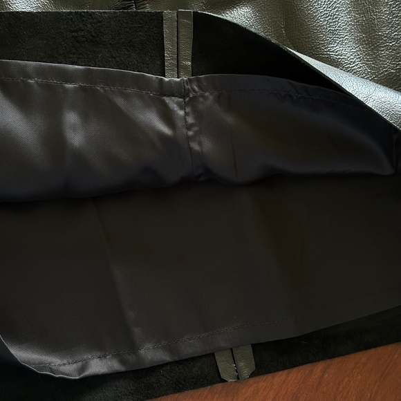 Sandro Paris Lamb Leather Skirt - Picture 9 of 16